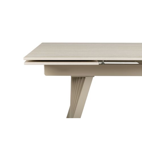 Керамический стол Олимпия ТМL-985 крема марфиль+бежевый - Фото №6