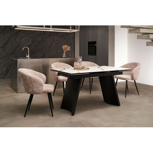 Керамічний стіл Олімпія TML-985 калакатта голд+чорний - Фото №15