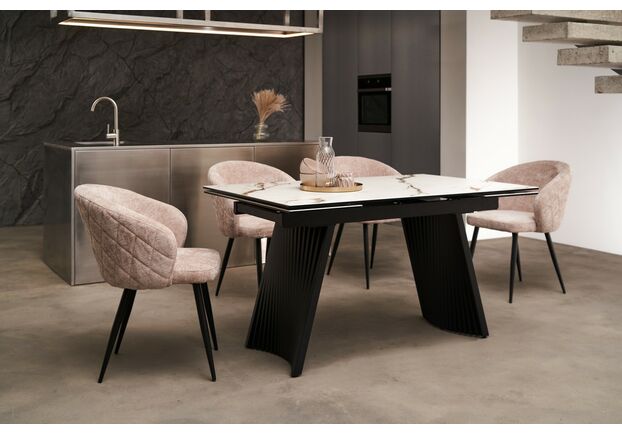 Керамічний стіл Олімпія TML-985 калакатта голд+чорний - Фото №2