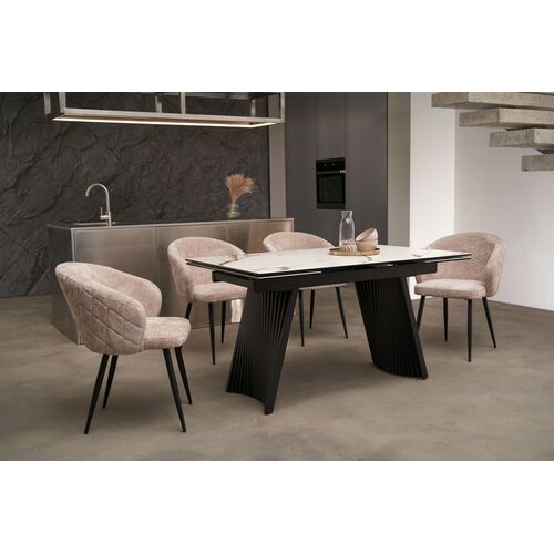 Керамічний стіл Олімпія TML-985 калакатта голд+чорний - Фото №16