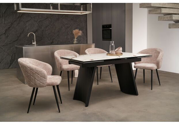 Керамічний стіл Олімпія TML-985 калакатта голд+чорний - Фото №2