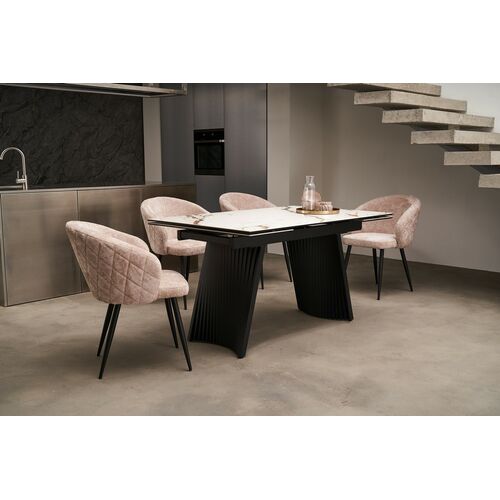 Керамічний стіл Олімпія TML-985 калакатта голд+чорний - Фото №17