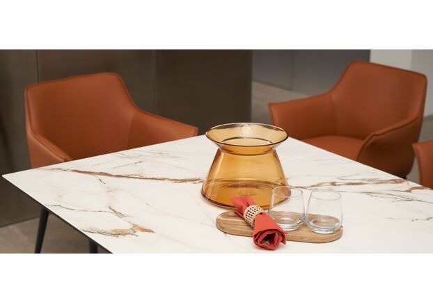 Керамічний стіл Олімпія TML-985 калакатта голд+чорний - Фото №2