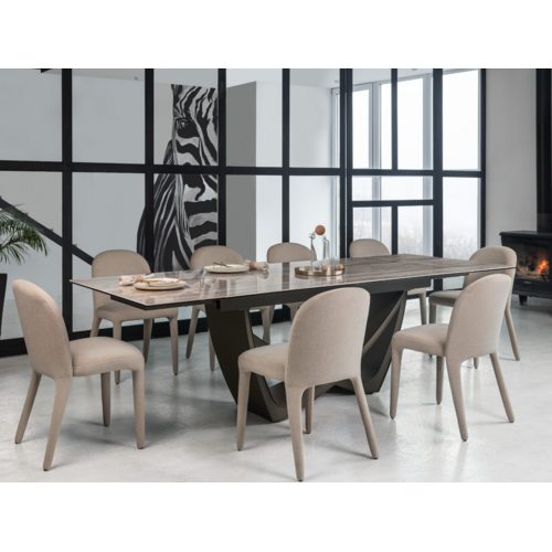 Керамический стол Беатриче TML-995 тайгер травертин+коричневый - Фото №12