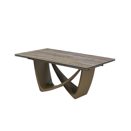Керамический стол Беатриче TML-995 тайгер травертин+коричневый - Фото №2