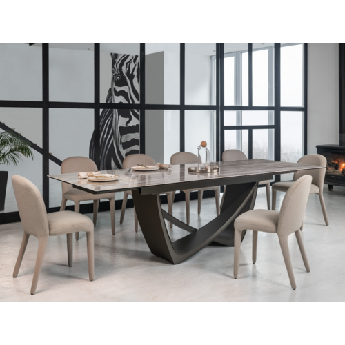 Керамический стол Беатриче TML-995 тайгер травертин+коричневый - Фото №11