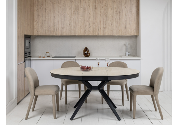 Керамічний стіл Ноемі TML-996 вествуд+чорний - Фото №2