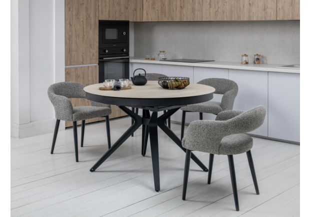 Керамічний стіл Ноемі TML-996 вествуд+чорний - Фото №2