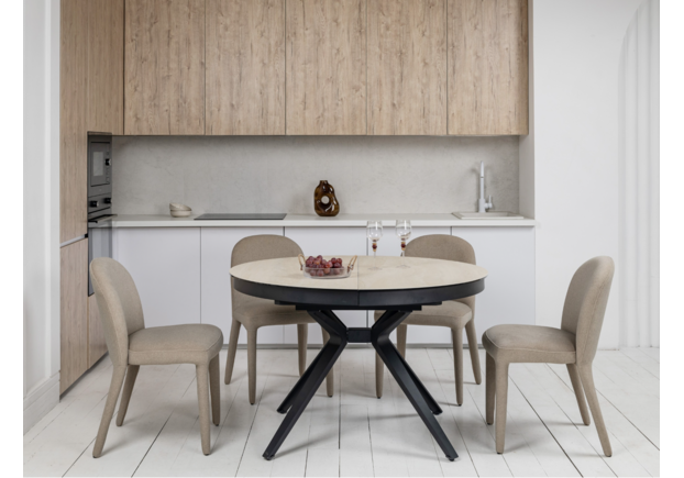 Керамічний стіл Ноемі TML-996 вествуд+чорний - Фото №2