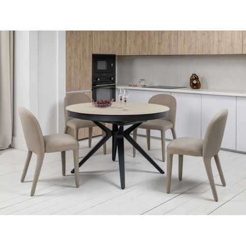 Керамічний стіл Ноемі TML-996 вествуд+чорний - Фото №7