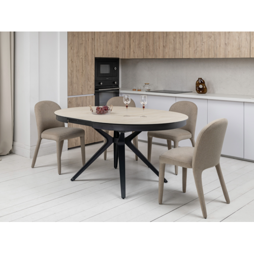 Керамічний стіл Ноемі TML-996 вествуд+чорний - Фото №8