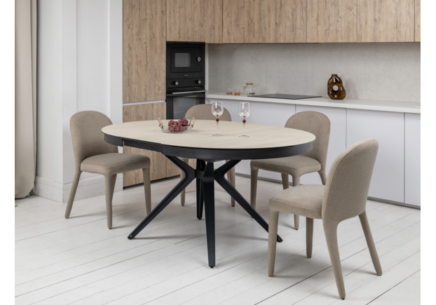 Керамічний стіл Ноемі TML-996 вествуд+чорний - Фото №2