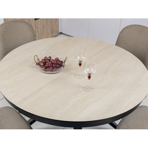 Керамічний стіл Ноемі TML-996 вествуд+чорний - Фото №10