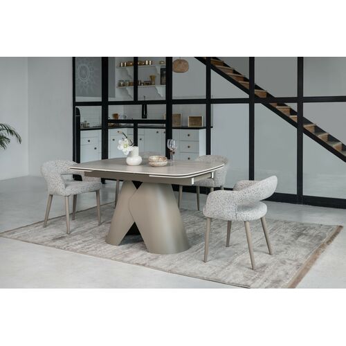 Керамічний стіл Паріс TML-997-1 крема марфіль+бежевий - Фото №14