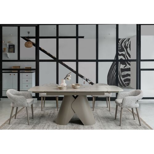 Керамічний стіл Паріс TML-997-1 крема марфіль+бежевий - Фото №16