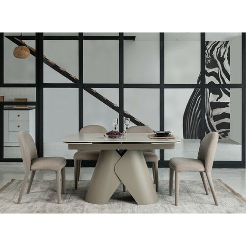 Керамічний стіл Паріс TML-997-1 крема марфіль+бежевий - Фото №6