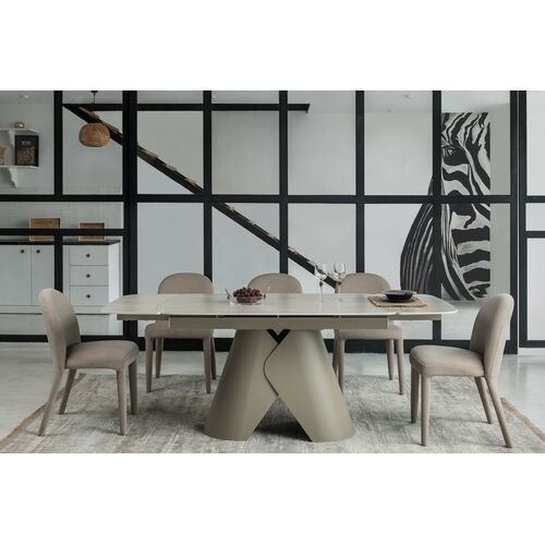 Керамічний стіл Паріс TML-997-1 крема марфіль+бежевий - Фото №7