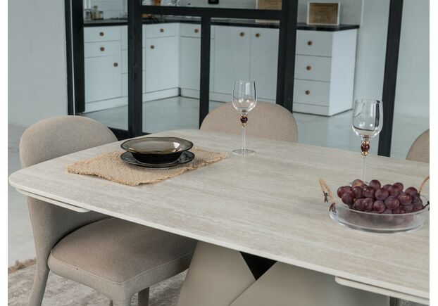 Керамічний стіл Паріс TML-997-1 крема марфіль+бежевий - Фото №2