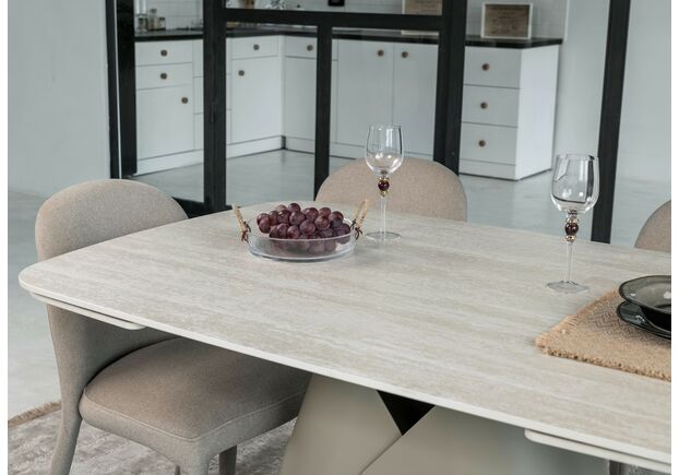 Керамічний стіл Паріс TML-997-1 крема марфіль+бежевий - Фото №2