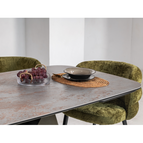 Керамічний стіл Паріс TML-997 айрон бронз+коричневий - Фото №13