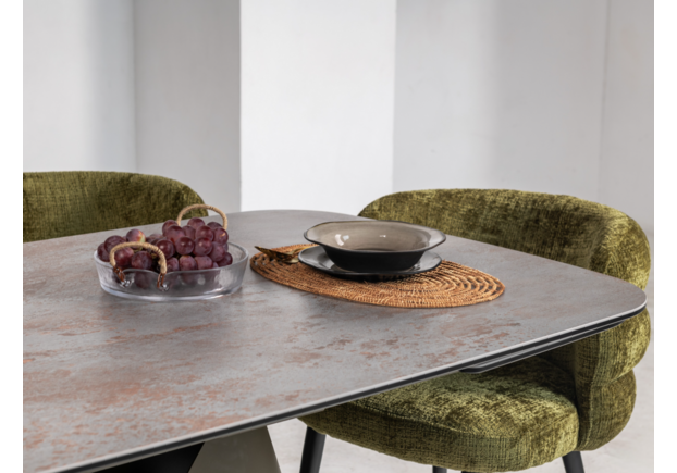 Фото №2. Керамічний стіл Паріс TML-997 айрон бронз+коричневий - Meblistico Керамічний стіл Паріс TML-997 айрон бронз+коричневий - Фото №2