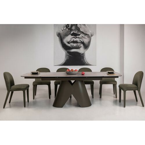 Керамічний стіл Паріс TML-997 айрон бронз+коричневий - Фото №7