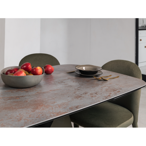 Керамічний стіл Паріс TML-997 айрон бронз+коричневий - Фото №8