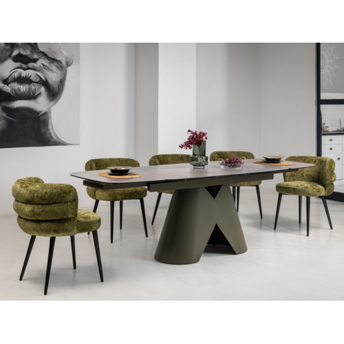 Керамічний стіл Паріс TML-997 айрон бронз+коричневий - Фото №9