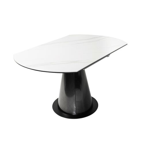 Стол обеденный TML-830 белый мрамор/черный - Фото №14