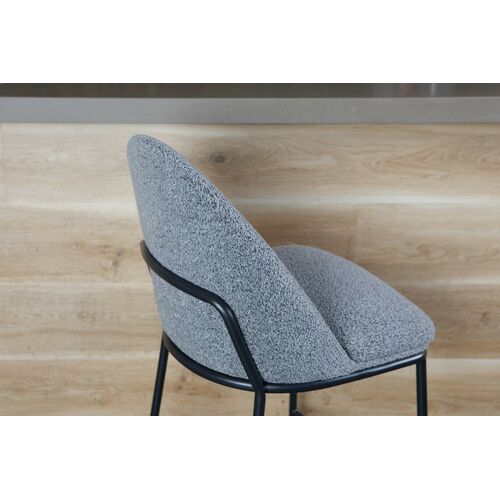 Полубарный стул B-150 серый+черный - Фото №11