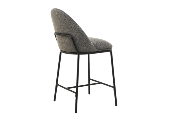 Фото №2. Полубарный стул B-150 серый+черный - Meblistico Полубарный стул B-150 серый+черный - Фото №2