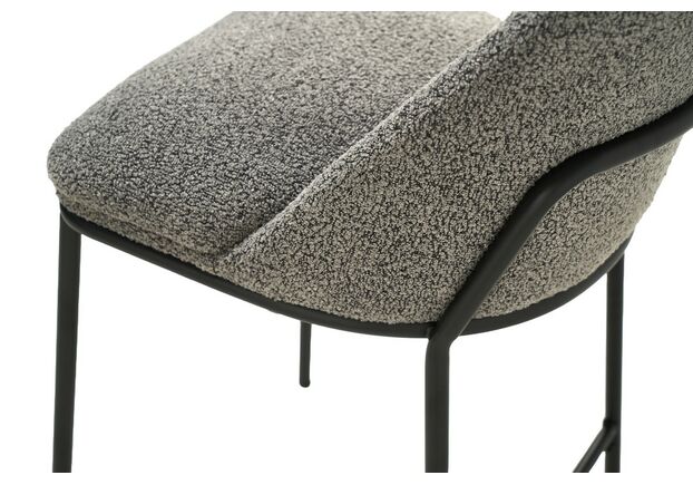 Фото №2. Полубарный стул B-150 серый+черный - Meblistico Полубарный стул B-150 серый+черный - Фото №2