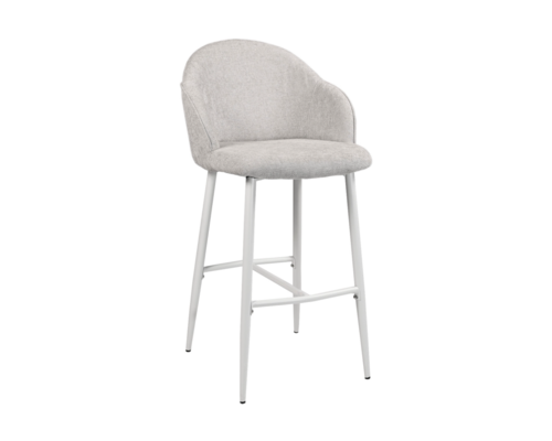 Полубарный стул B-236 оксфорд+белый - Фото №1