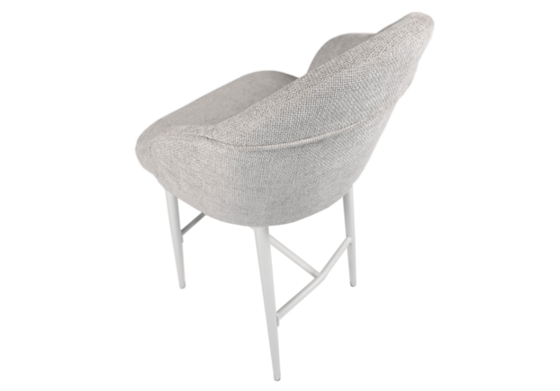 Полубарный стул B-236 оксфорд+белый - Фото №2