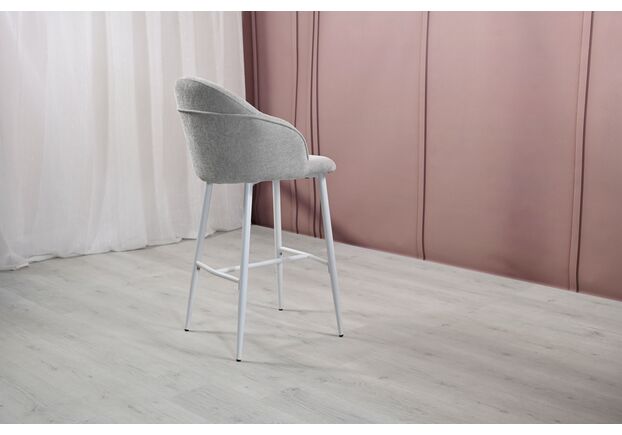 Полубарный стул B-236 оксфорд+белый - Фото №2