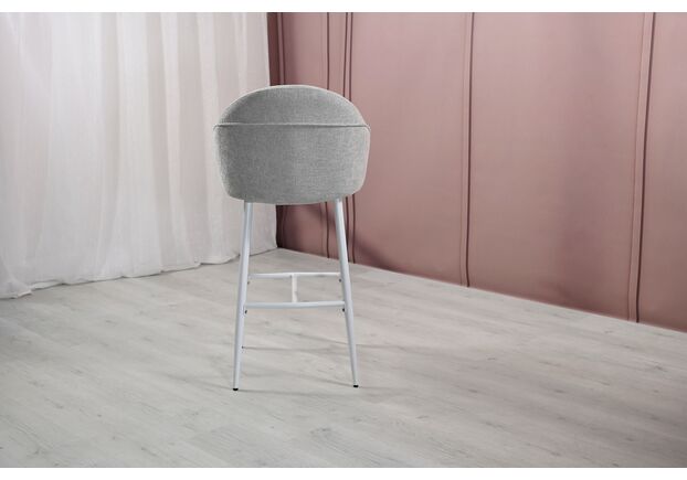 Полубарный стул B-236 оксфорд+белый - Фото №2