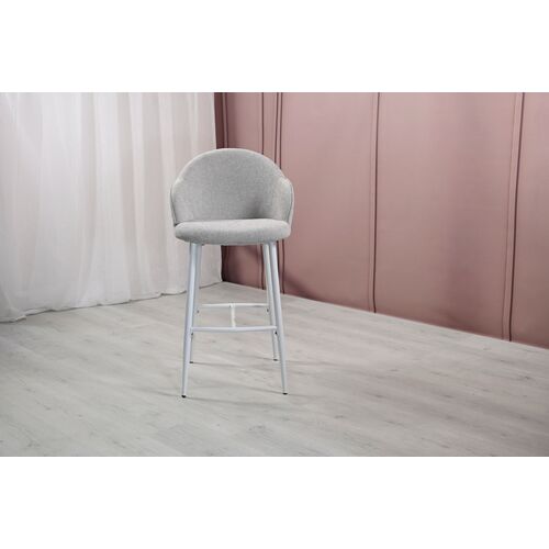 Полубарный стул B-236 оксфорд+белый - Фото №17