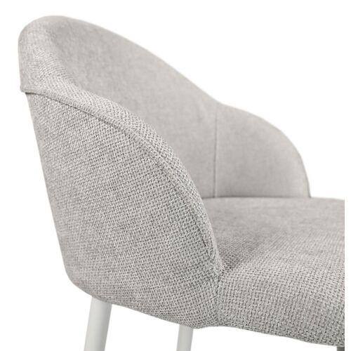 Полубарный стул B-236 оксфорд+белый - Фото №9