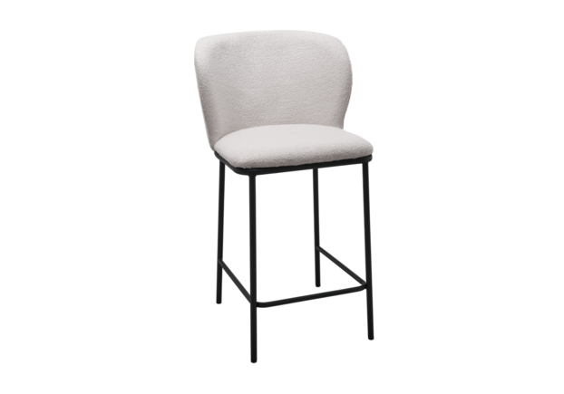 Полубарный стул B-300 айвори+черный - Фото №1