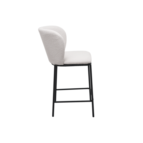 Полубарный стул B-300 айвори+черный - Фото №2
