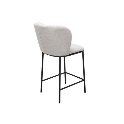 Полубарный стул B-300 айвори+черный - Фото №3