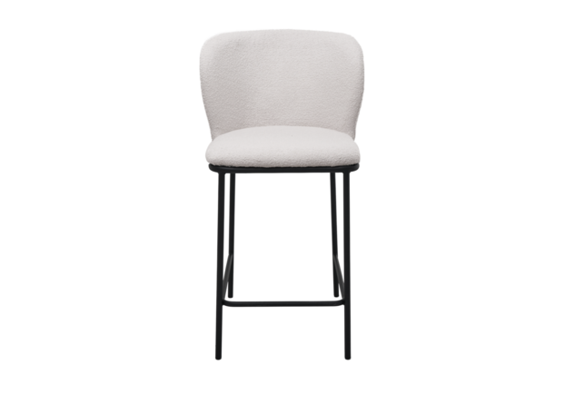 Полубарный стул B-300 айвори+черный - Фото №2