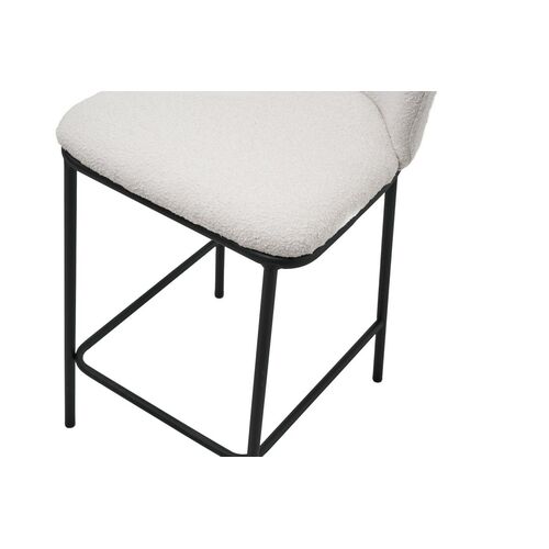 Полубарный стул B-300 айвори+черный - Фото №8