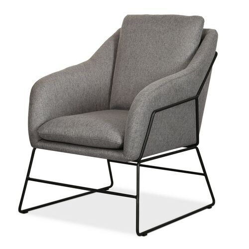 Кресло Дарио серый/черный - Фото №2