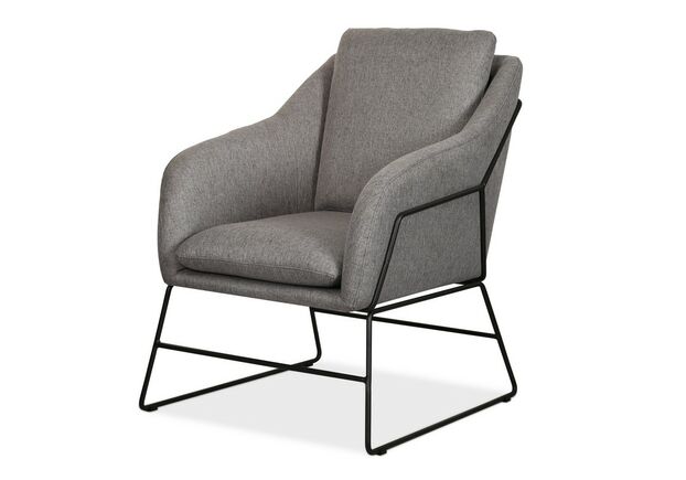 Кресло Дарио серый/черный - Фото №2
