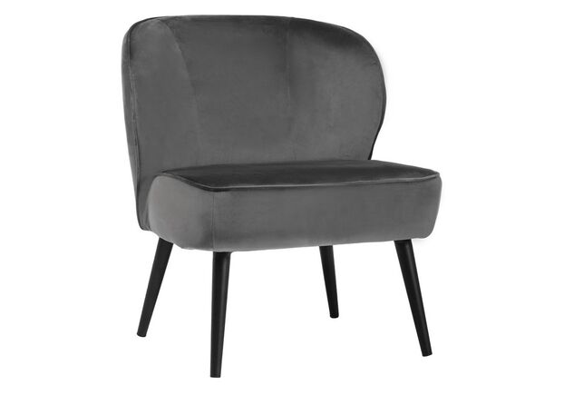 Кресло Фабио серый/черный - Фото №1