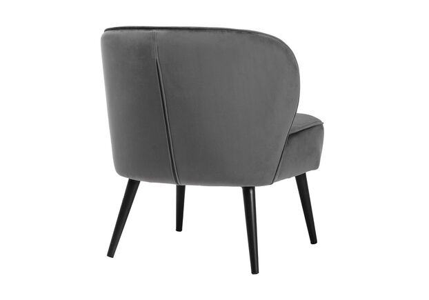Кресло Фабио серый/черный - Фото №2