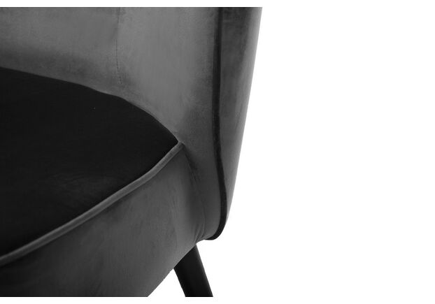 Кресло Фабио серый/черный - Фото №2