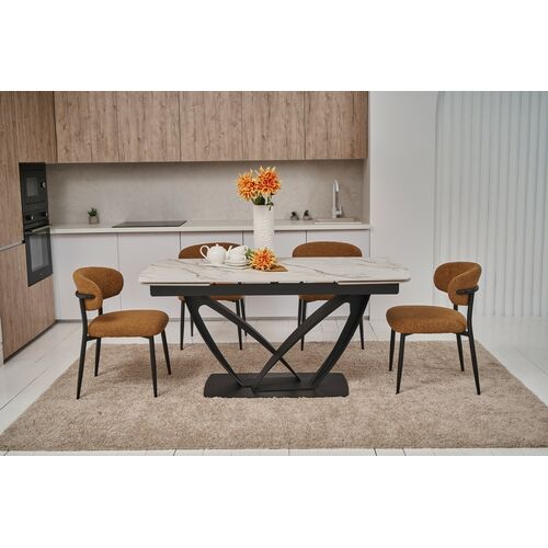 Стілець M-100 гірчичний+чорний - Фото №10