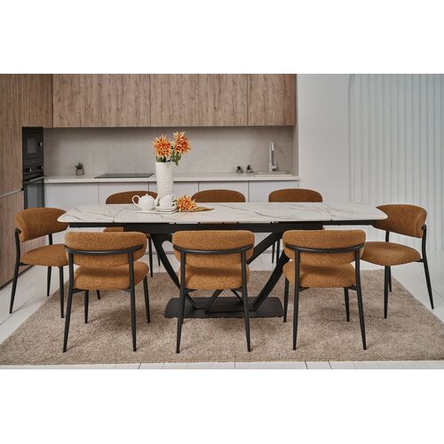 Стілець M-100 гірчичний+чорний - Фото №11